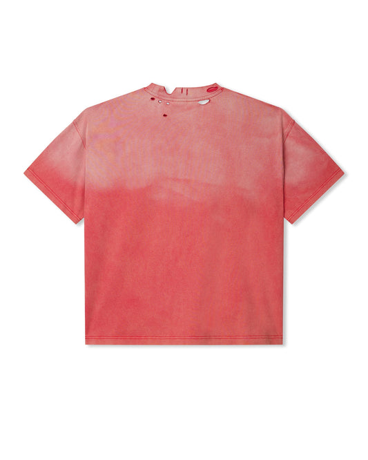 THRASHED RED SUN TEE